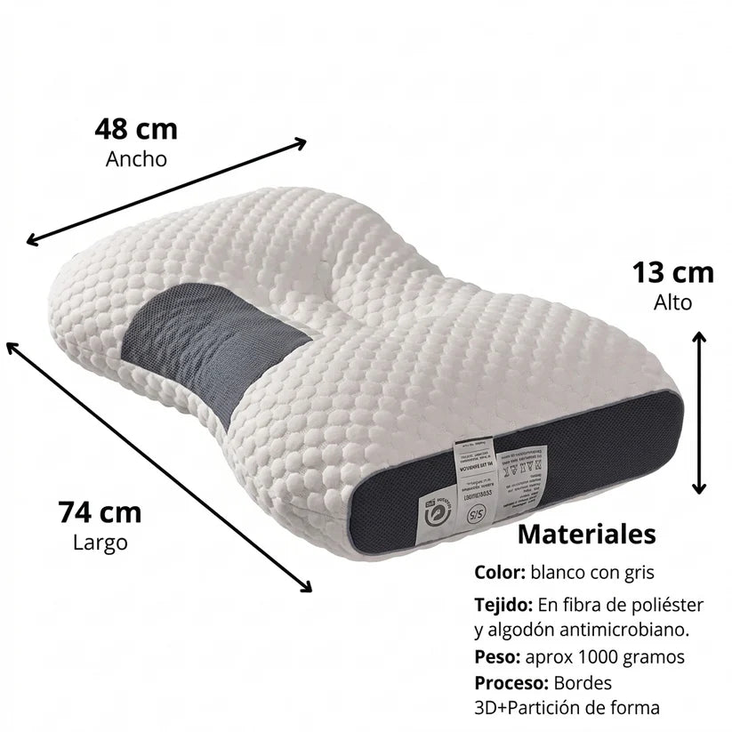Pack 2 Almohadas Ortopédicas con memoria