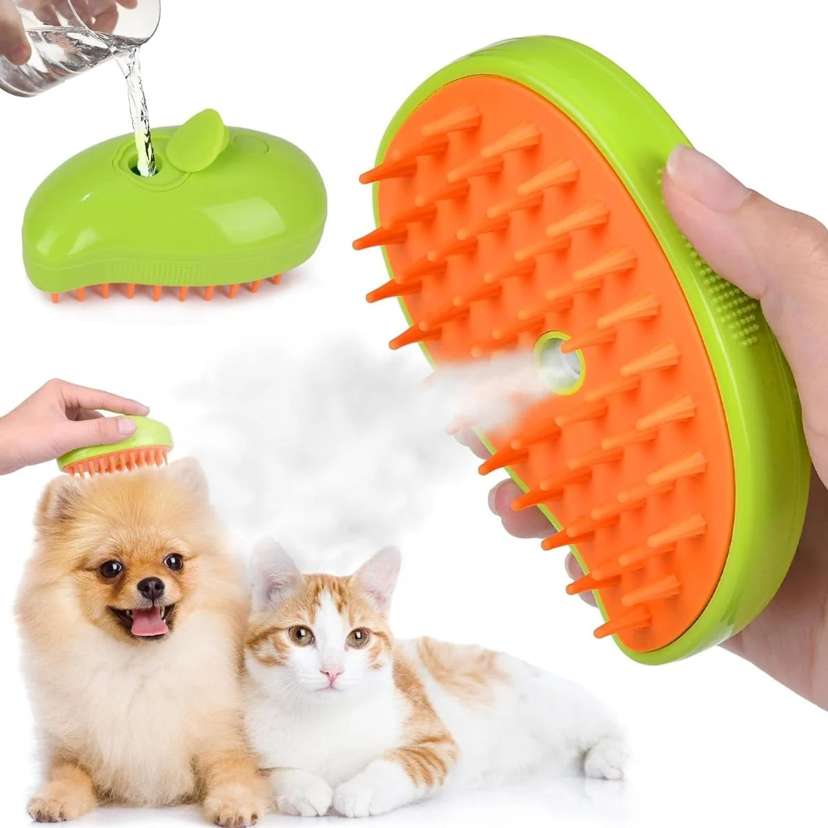 Cepillo a vapor para mascotas