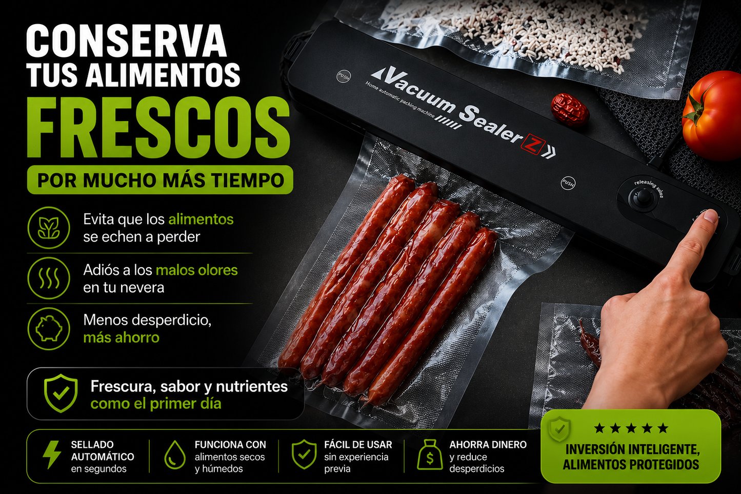 Sellador al vacío